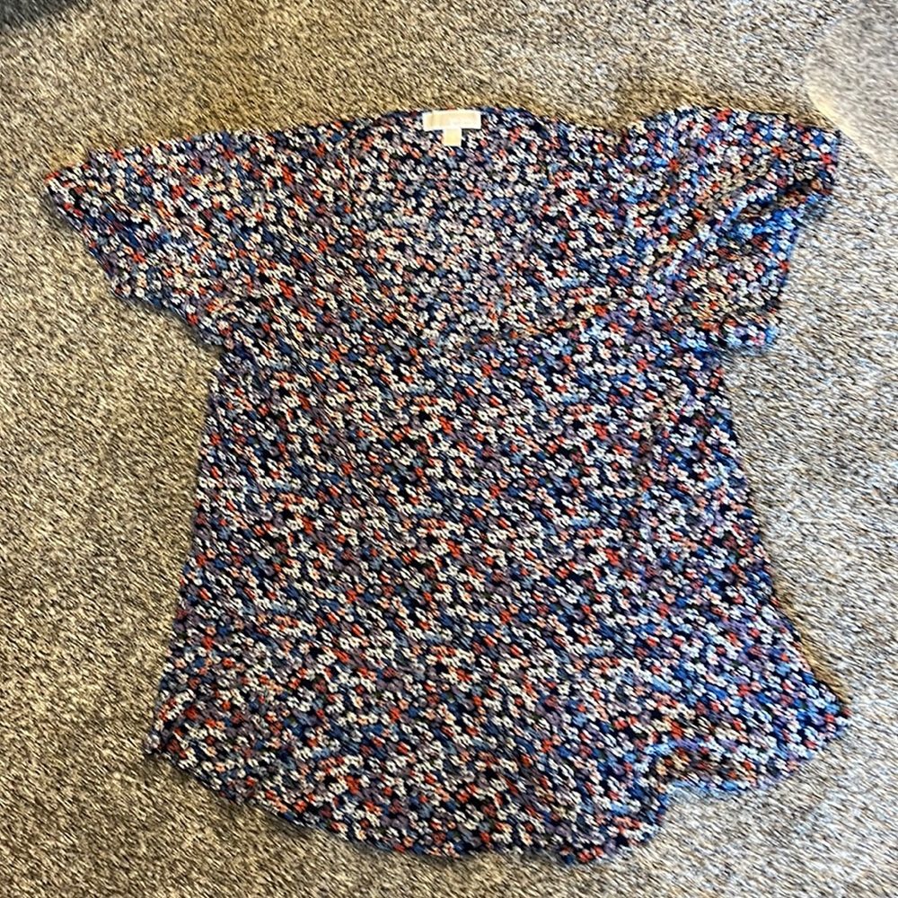 Women’s Michael Kors Dainty Bloom Flutter Sleeve Blouse